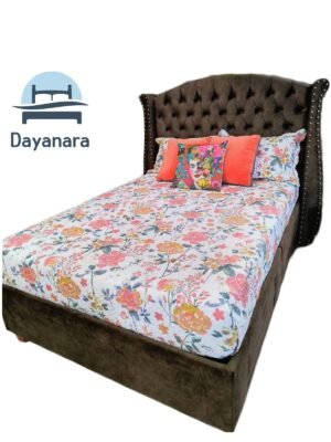 1 Box Capitoneado Curvo 2 plazas