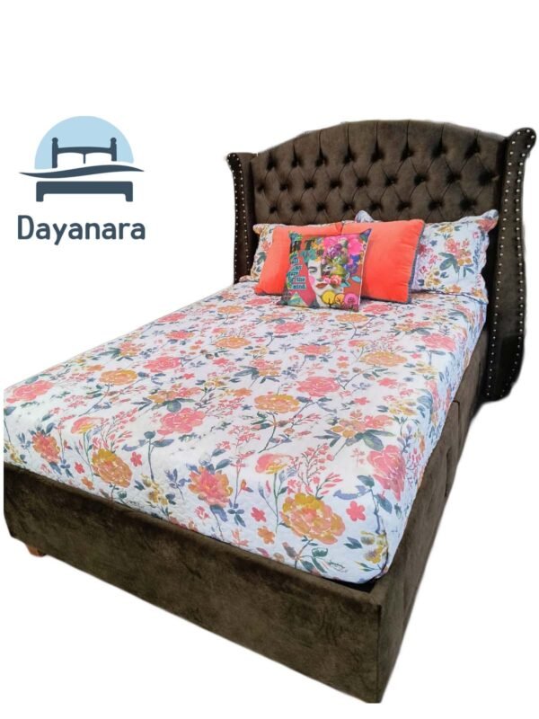 1 Box Capitoneado Curvo 2 plazas