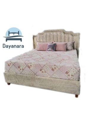 5 Box Tarima Crema Bloques 2 plazas