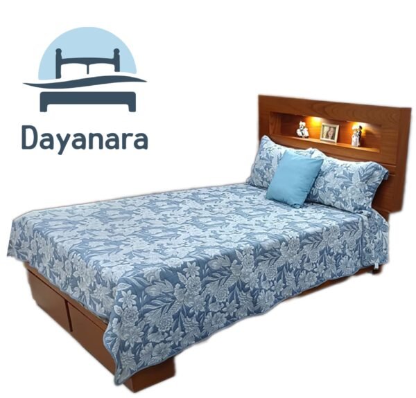 Camara de Madera Natural Tornillo 1.5 plazas